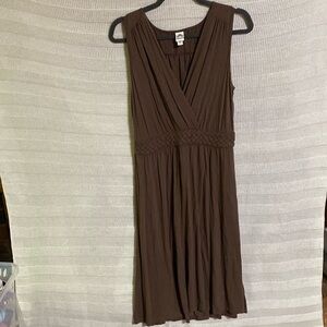 Sangria Large buttery soft brown dress